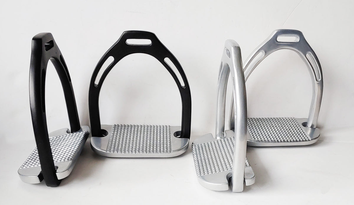 30 Degree Angled Wide Track Aluminum Irons with picked tread Classic