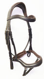 Italian Leather Micklem Style Bridle for Dressage or Eventing-CLEARANCE
