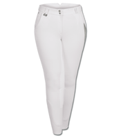 ELT Elly White Silicone Fun Sport Full Silicone Seat Breeches-CLEARANCE