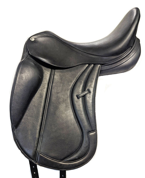 Hybrid Leather Adjustable Gullet Close-Dressage saddle-CLEARANCE