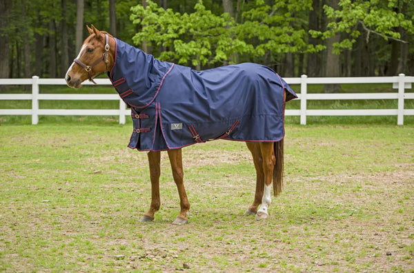 Tuff Rider 1200d Comfy Detach A Neck Tunout Sheet Navy-81 -CLEARANCE