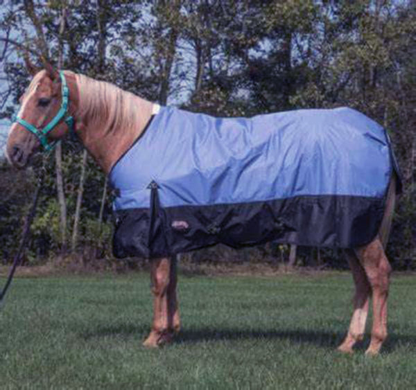 Weaver Premium Turnout Blanket 75 MW Blue/Black