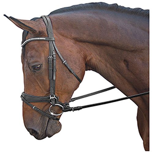 M. Toulouse Comfort Caveson Dressage Bridle