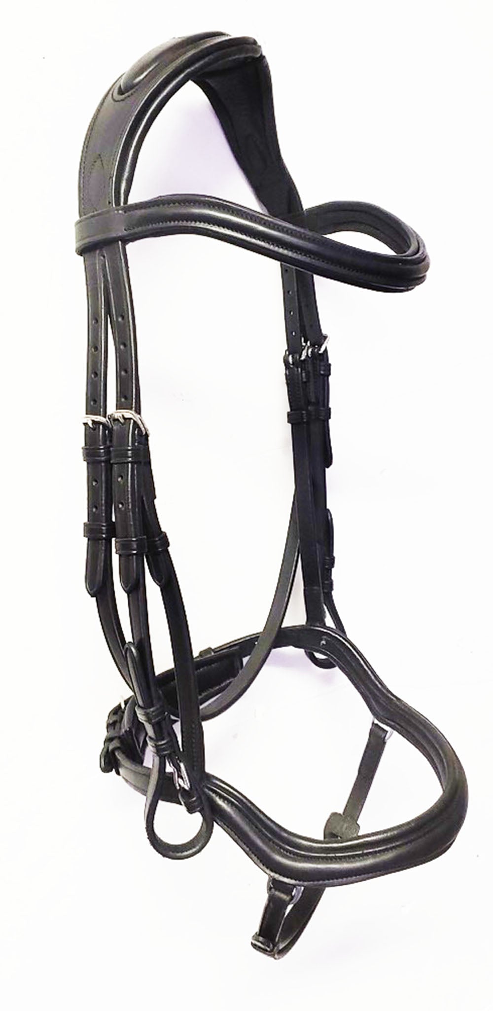 【未使用】PREMIERE Dressage Leather Reins レザー 手綱 FULL ブラック 乗馬 馬術 ExionPro 'Leo' Classic Dressage Bridle | Dressage Bridles