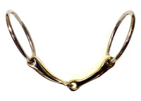 Classic 16 mm Curved Mouth Single Joint Loose Ring Snaffle-CLEARANCE