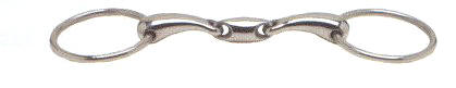 JP Hollow Mouth 20 MM Oval Mouth Loose Ring Snaffle