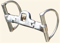 The Mikmar Jointed-Slanted D-Ring Snaffle Bit