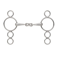 3 Ring Dutch Gag with French Link