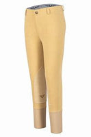 Tuff Rider Pull On Knee Patch Breeches 32 Beige