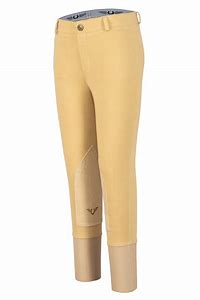 Tuff Rider Pull On Knee Patch Breeches 30 Beige