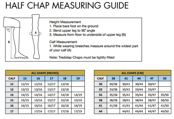Tredstep Deluxe Half Chap – Classic Saddlery